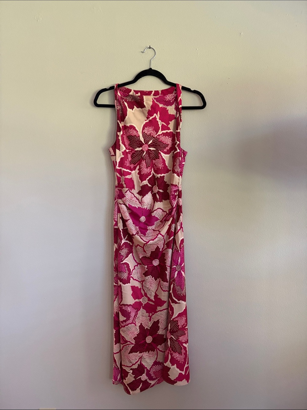 Multicolor Floral Sleeveless Midi Dress Size 4
